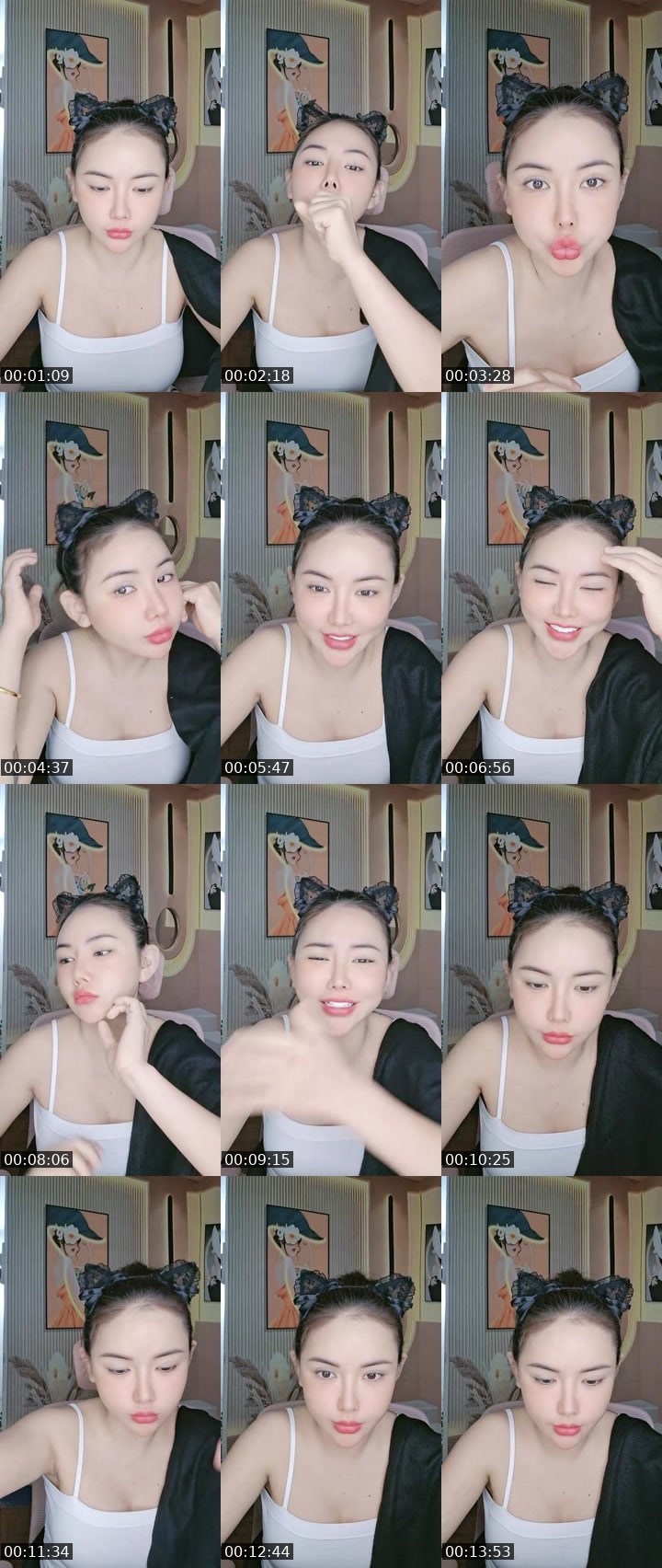 Contact-sheet preview of 🗝️ 🫧Bella tây💋's MICO Live recording