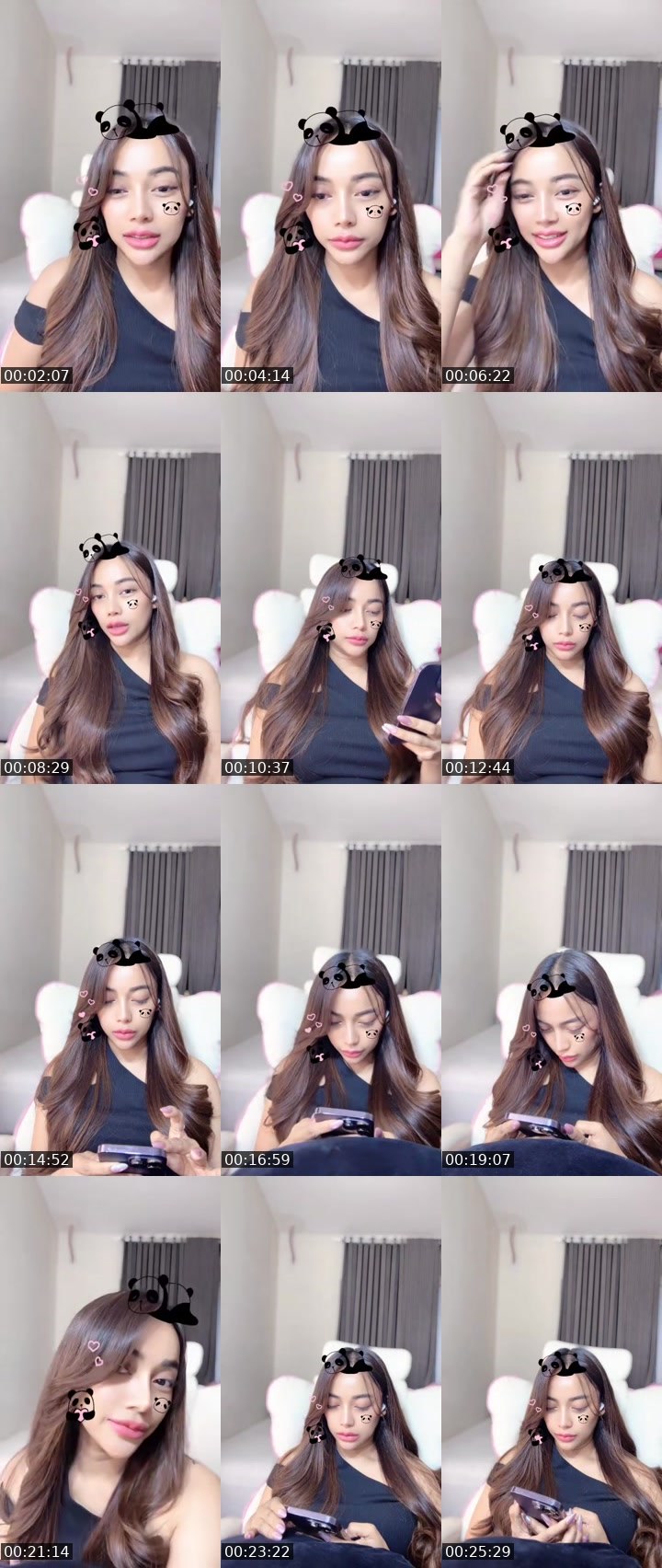 Contact-sheet preview of GISEL ᴱᴸᴵᵀᴱ 🍒✨🧊's MICO Live recording