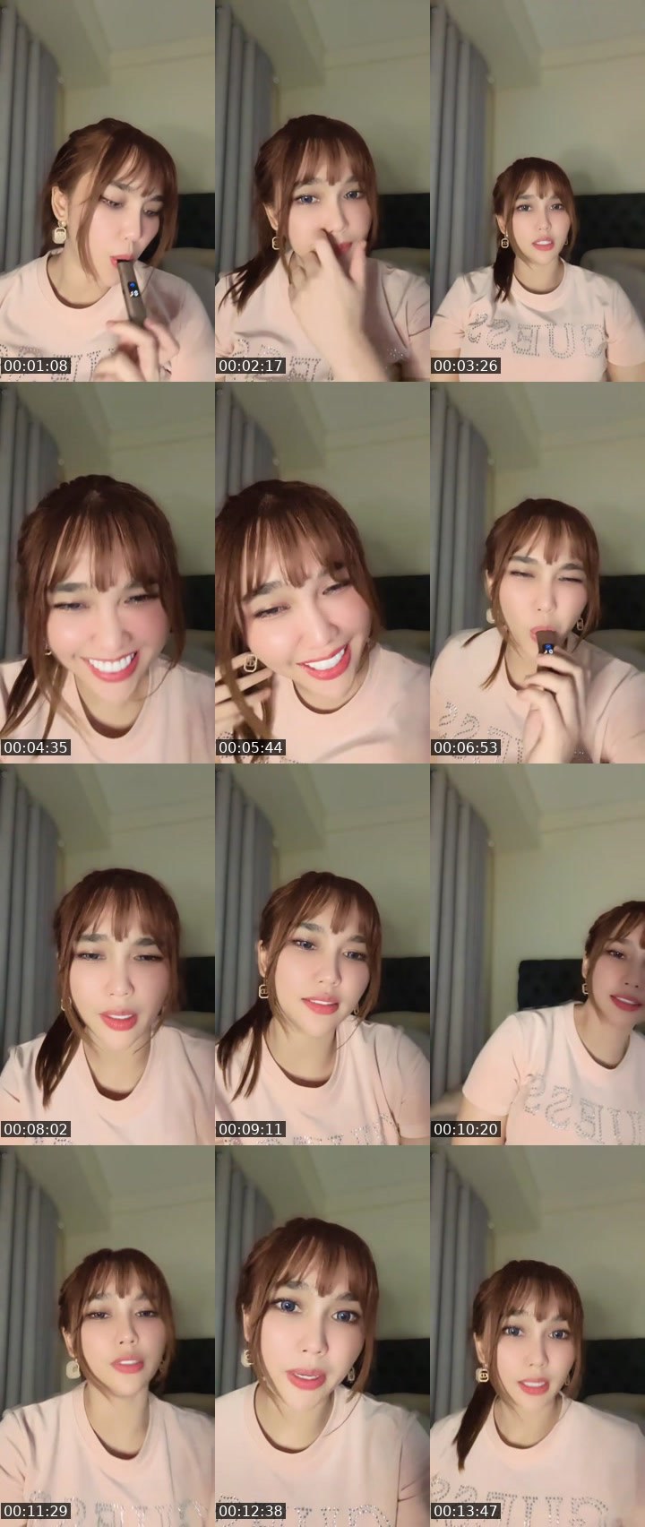 Contact-sheet preview of JISEL❤️🕊️🎀🍓🐣🐷🤍's MICO Live recording