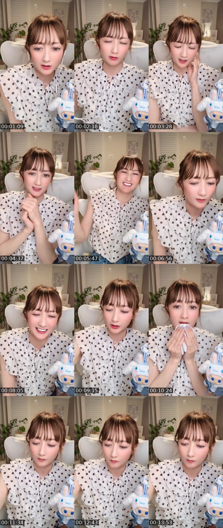 Contact-sheet preview of サラちゃん🍿💭's MICO Live recording