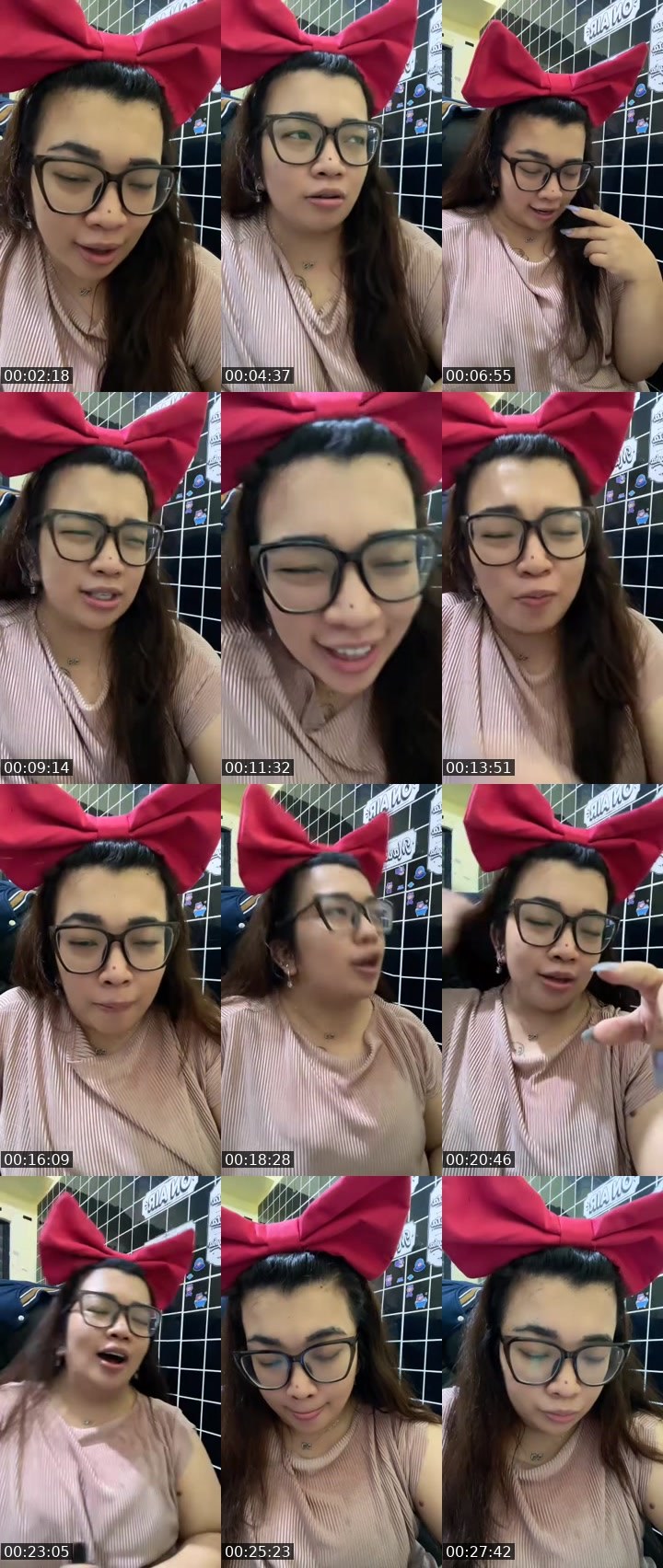Contact-sheet preview of chacaaa ᴱᴸᴵᵀᴱ 🏹💙's MICO Live recording