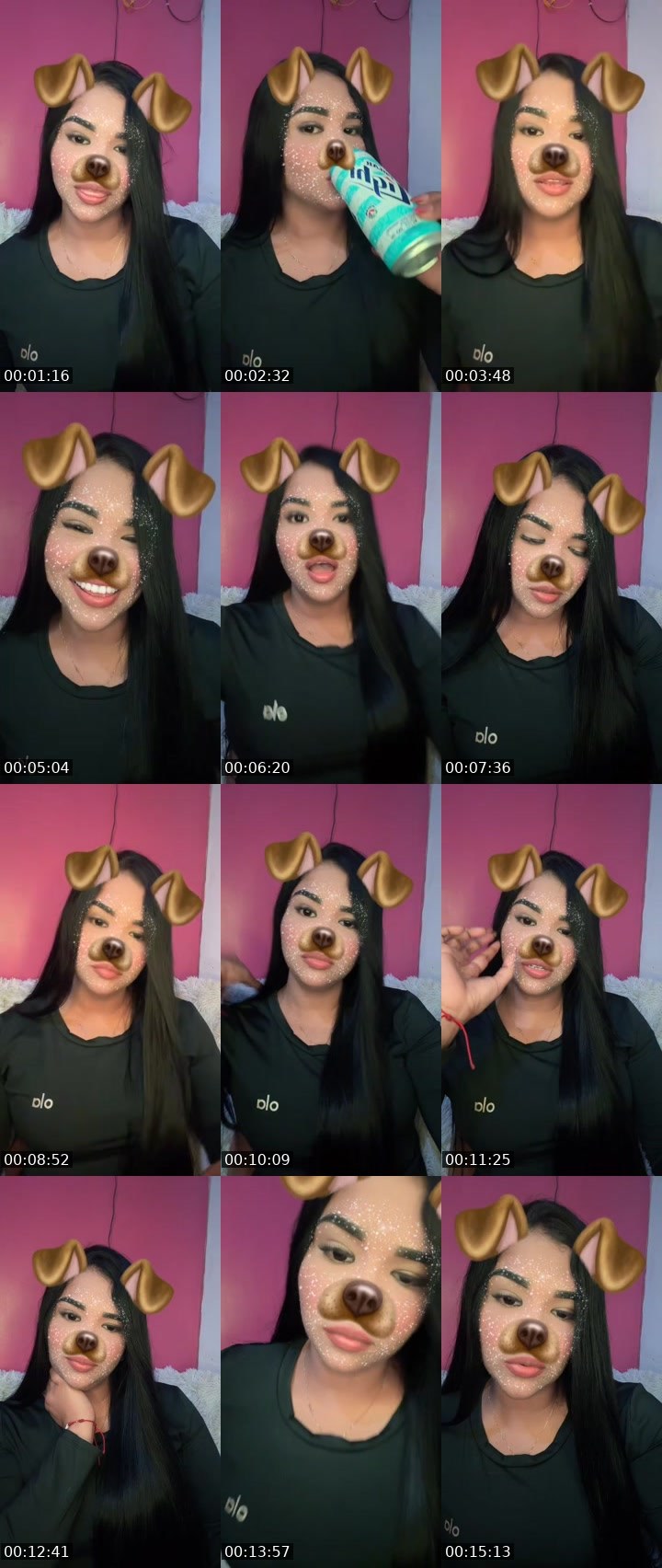 Contact-sheet preview of Sara💖's MICO Live recording