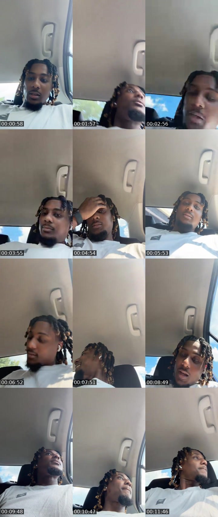 Contact-sheet preview of ₁₁₃₂₅ 🏧🍯🕋 ʀᴇɢᴰᴬBᴀʀʙᴇʀ's MICO Live recording