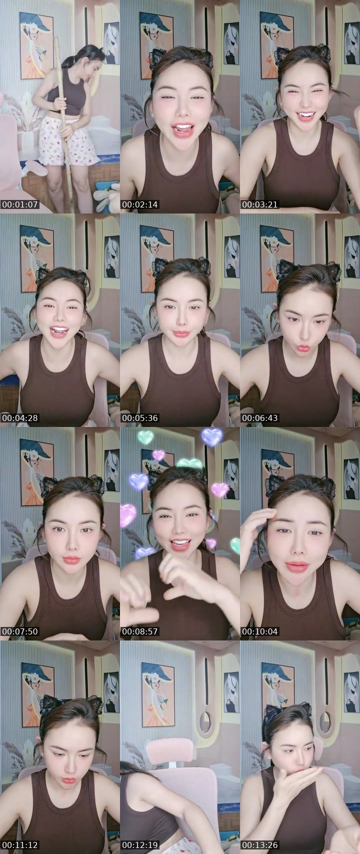 Contact-sheet preview of 🗝️ -50k🫧Bella tây💋's MICO Live recording