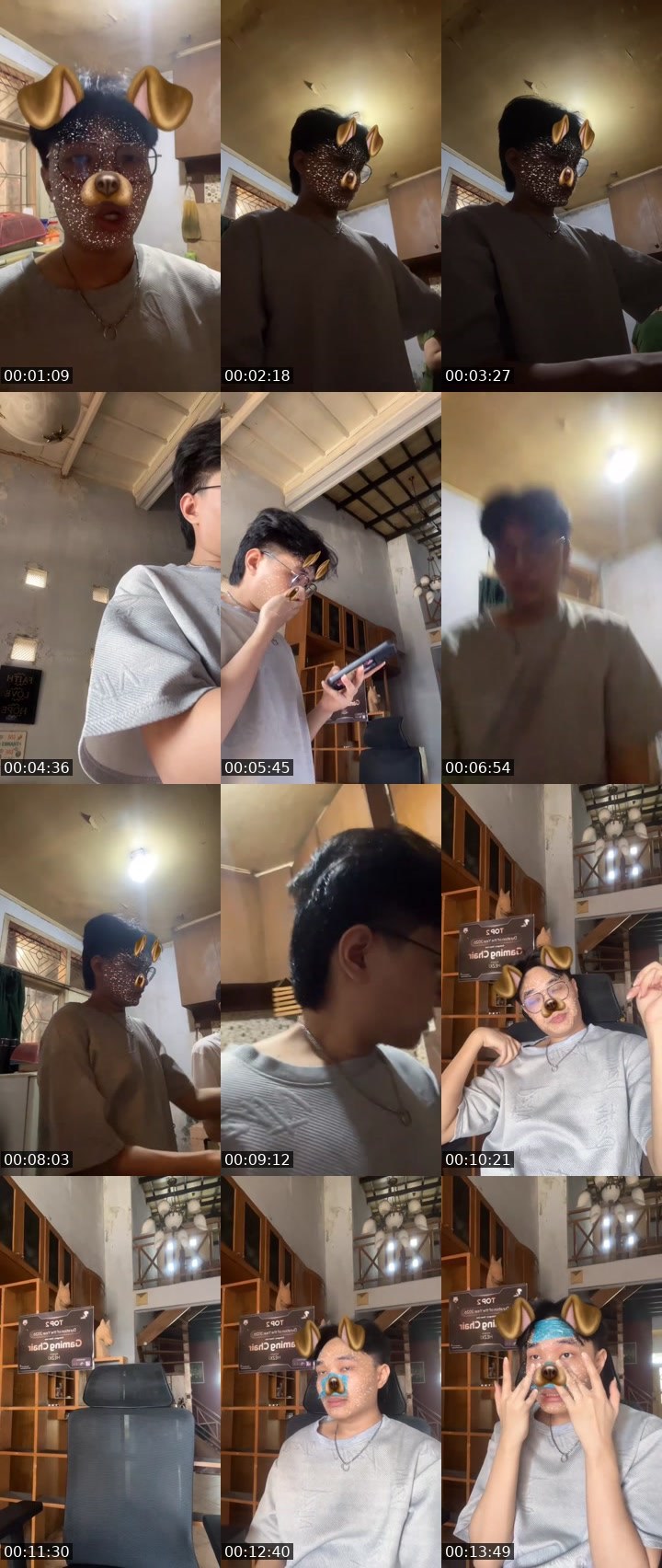 Contact-sheet preview of ᴮᵉᵃʳ🐻Hezki 🐻‍❄️🍳's MICO Live recording
