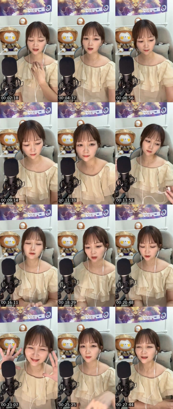 Contact-sheet preview of うにいくら🦓🥝's MICO Live recording