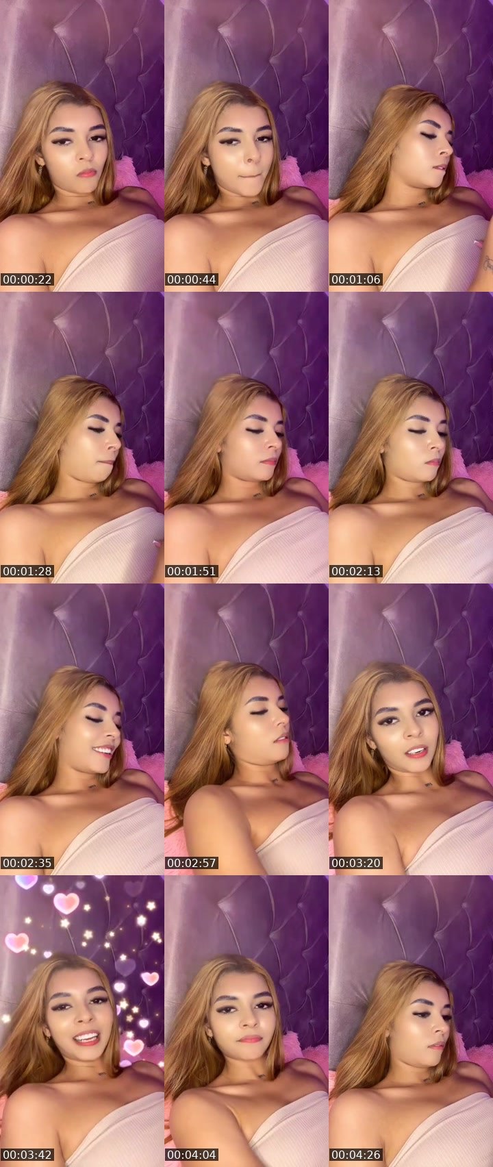 Contact-sheet preview of Nati  ✨🐚's MICO Live recording