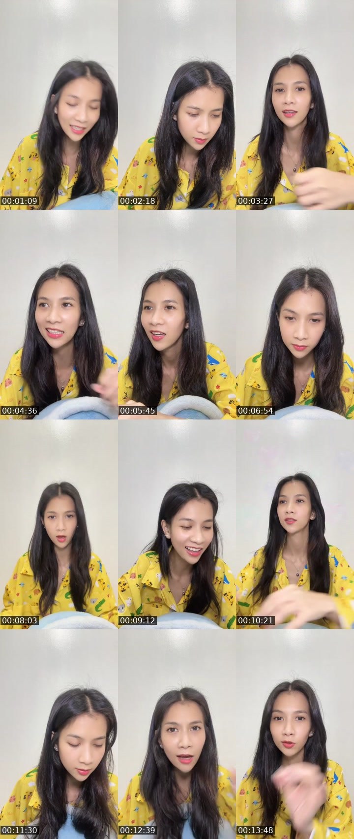 Contact-sheet preview of [🍇] vj. ไอจูนเอง 🥓🧁💖's MICO Live recording