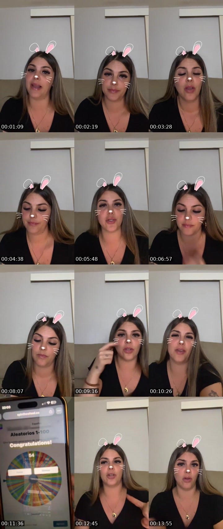 Contact-sheet preview of 🇪🇸⃤ ɐllǝᙠ...🌹💛's MICO Live recording