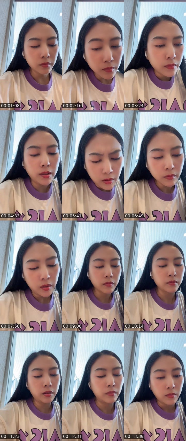 Contact-sheet preview of 🕊️ ᴀʟɪɴᴀ 🌜Happy🌛🕊️'s MICO Live recording