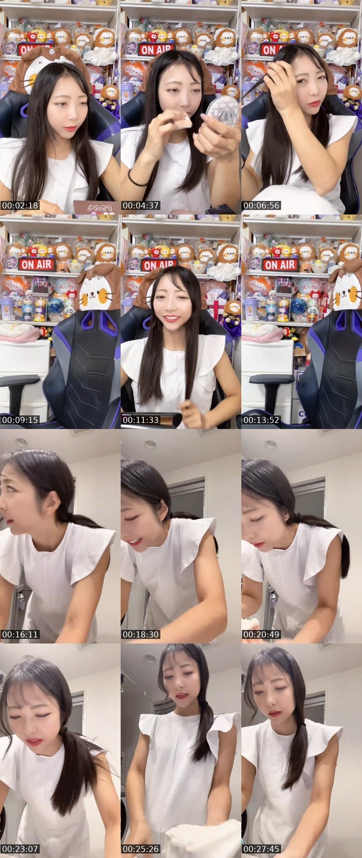 Contact-sheet preview of あいりんちやん。💜 Airin💜's MICO Live recording