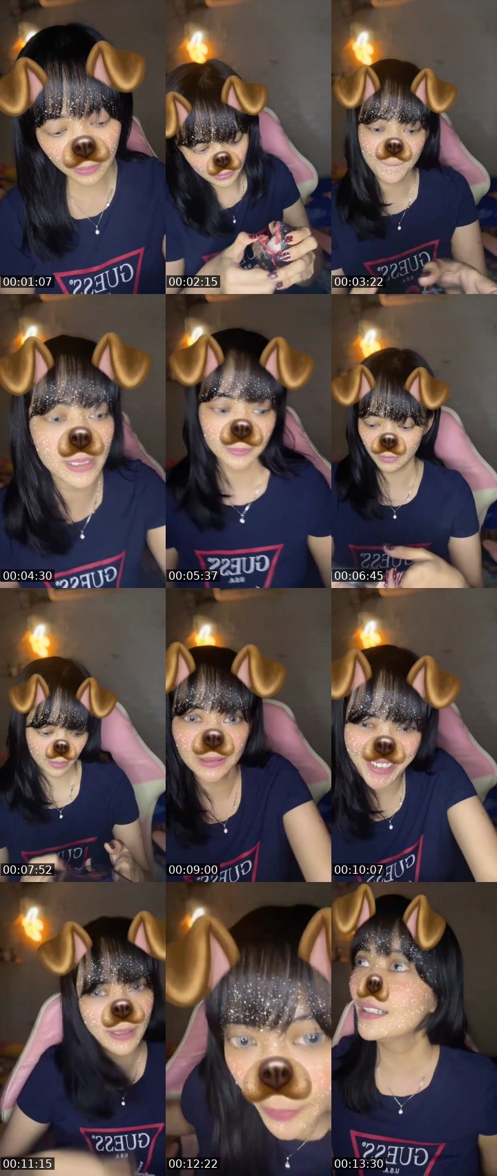 Contact-sheet preview of ᴸᵐ Chika ˣ ᵐᵒᵒⁿ🌕✨'s MICO Live recording