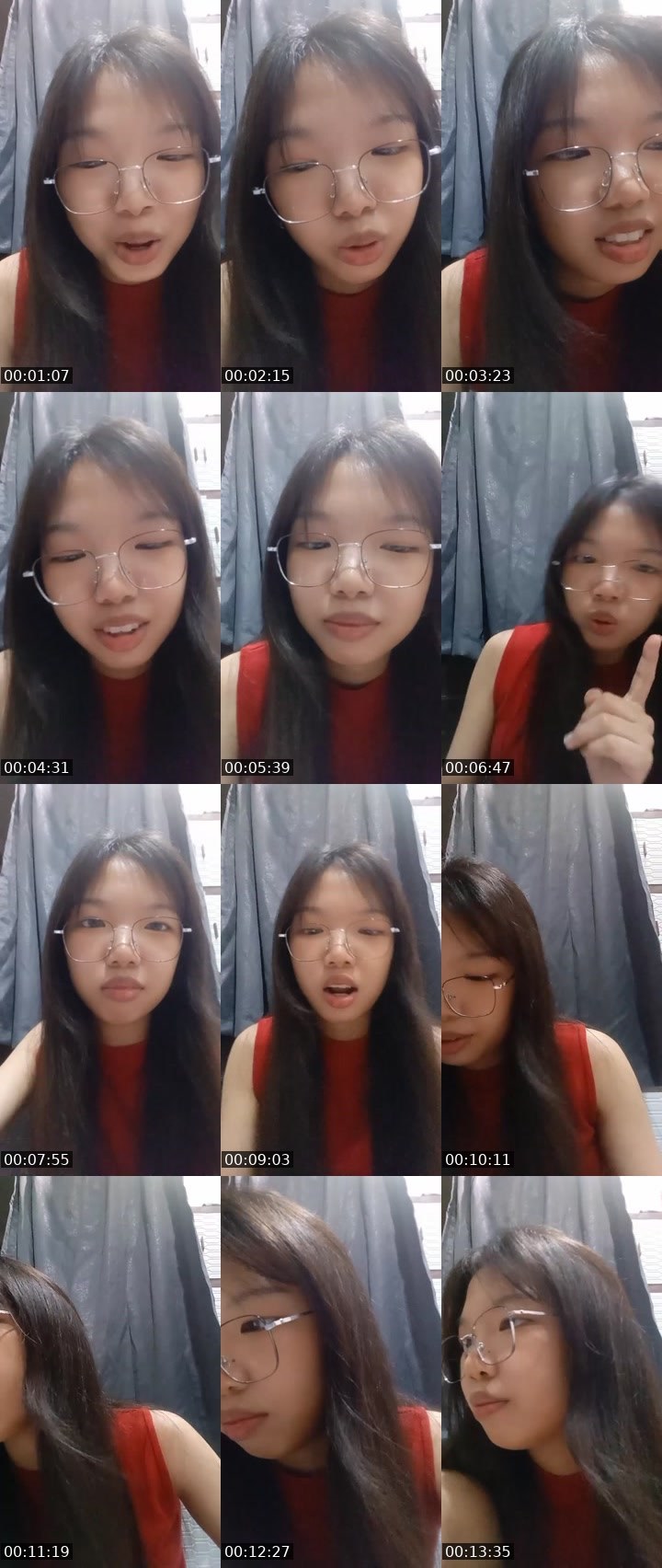 Contact-sheet preview of Jessica's MICO Live recording
