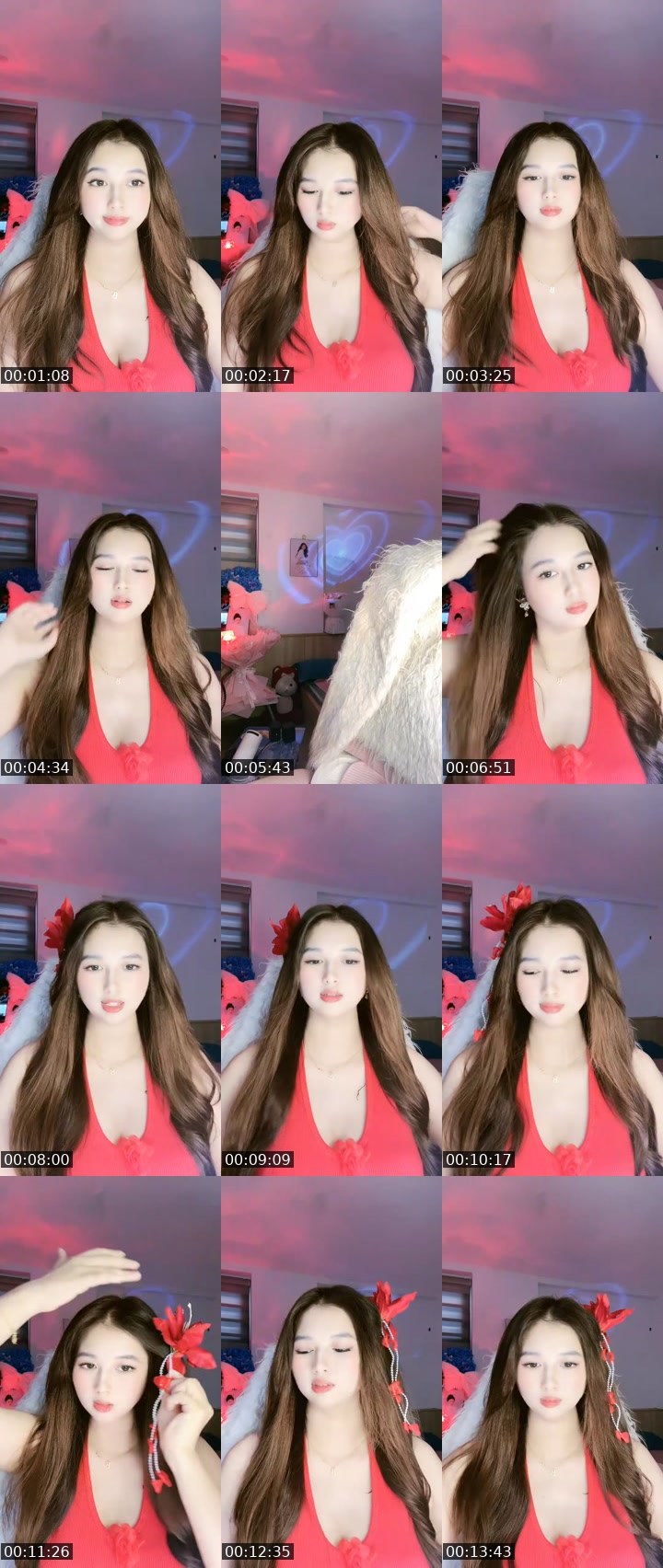 Contact-sheet preview of 🪴 𝑻𝒊́𝒕 𝑵𝒆̀ 💋ᴸᵘˣ's MICO Live recording