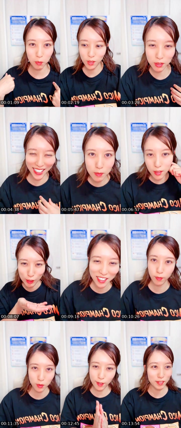 Contact-sheet preview of NATSUKI🌺🌙*ﾟ's MICO Live recording