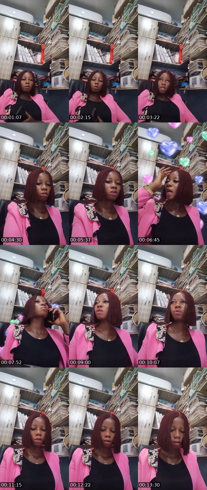 Contact-sheet preview of 130k🦅𓄂MEIRA♡𓆪 🏠's MICO Live recording
