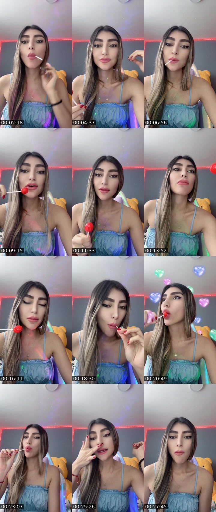Contact-sheet preview of 🦋❥🌙𝐼𝓃𝒶🧝🏻‍♀️ᴹᵃᵍ💞👑's MICO Live recording