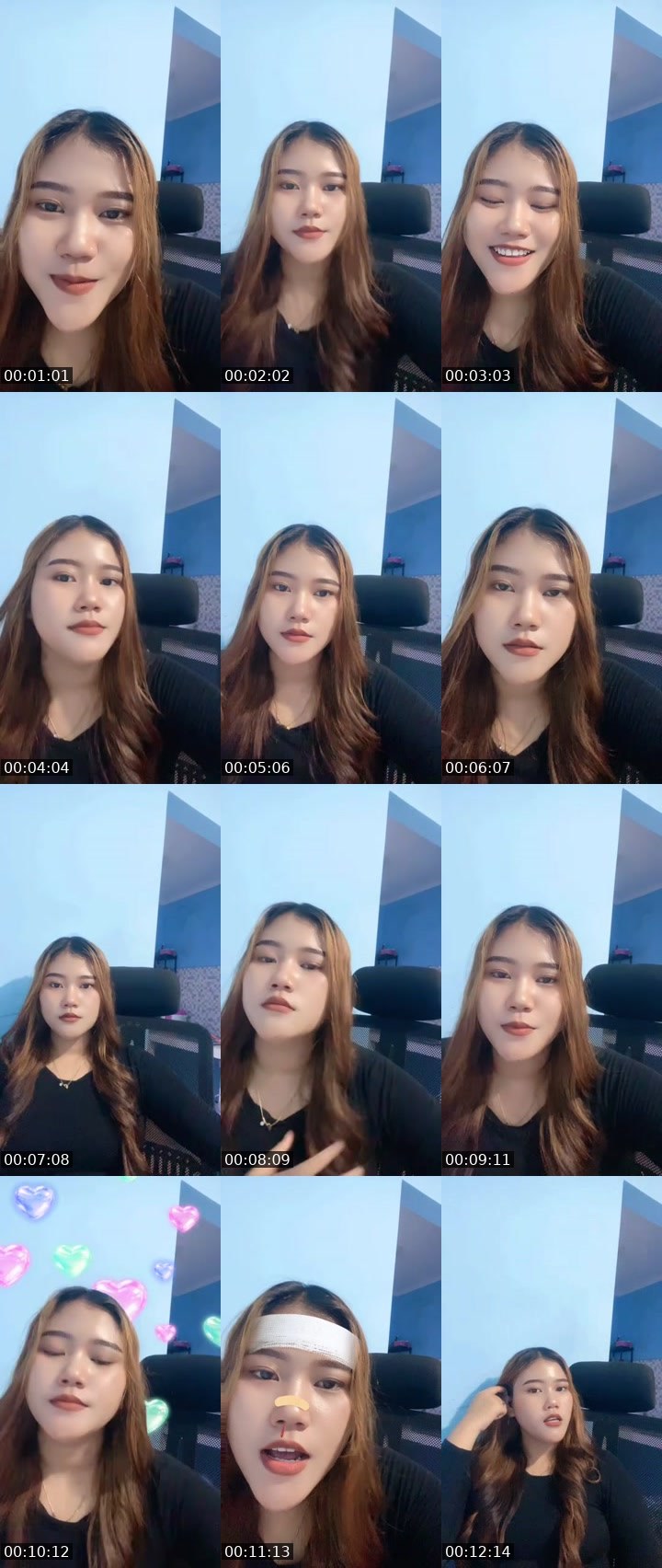Contact-sheet preview of ⚘Cerry🍒ᴮˡᶦᵗᶻPK10l20:00's MICO Live recording