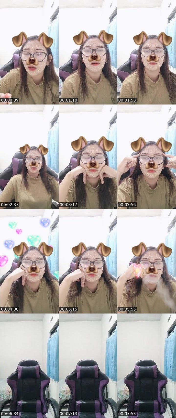 Contact-sheet preview of ᴰᵃʸ💎𝐋 Kecik ˢᵏ 🤏's MICO Live recording