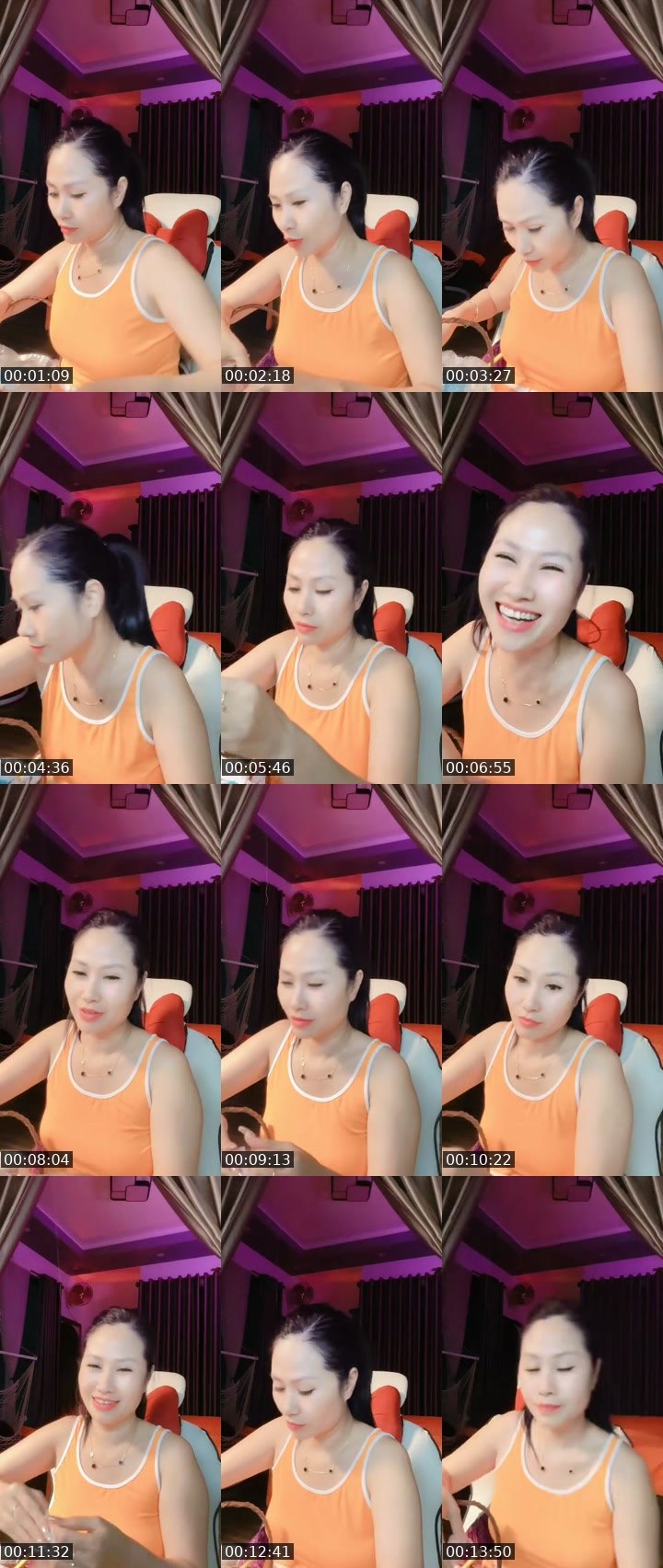 Contact-sheet preview of 🐝-60HuongBee 👑bella's MICO Live recording