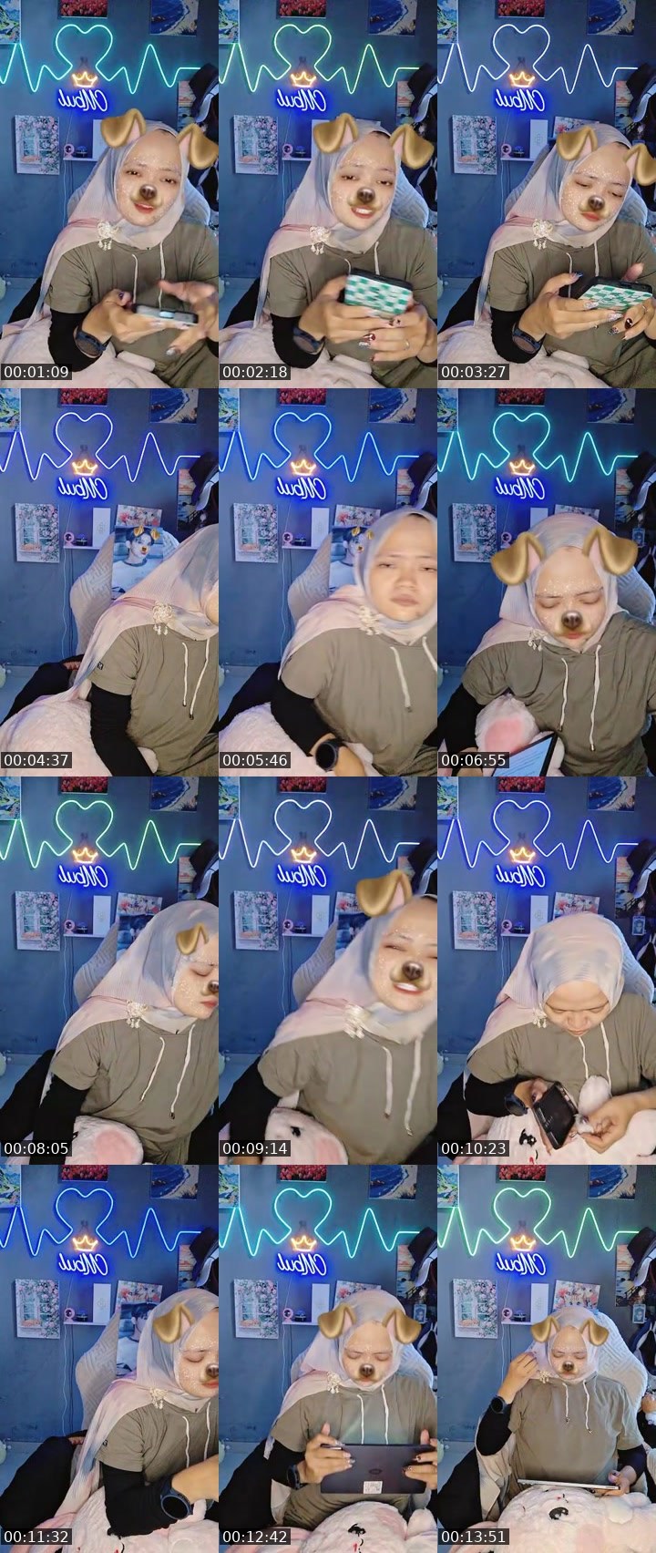 Contact-sheet preview of ᴸᵐ 𝖒𝖇𝖚l🐦‍🔥ᴸᵃⁿᵀʲⁱᵖ🐦‍🔥's MICO Live recording