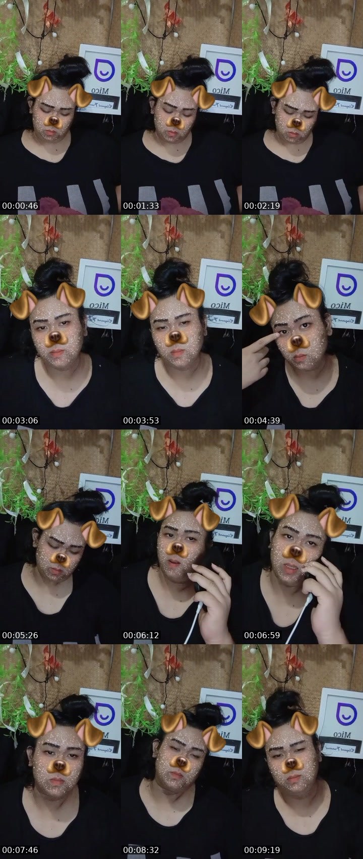 Contact-sheet preview of ᴳᴱᵀ🐸🌕COCOPANDA❤🩲 SB's MICO Live recording