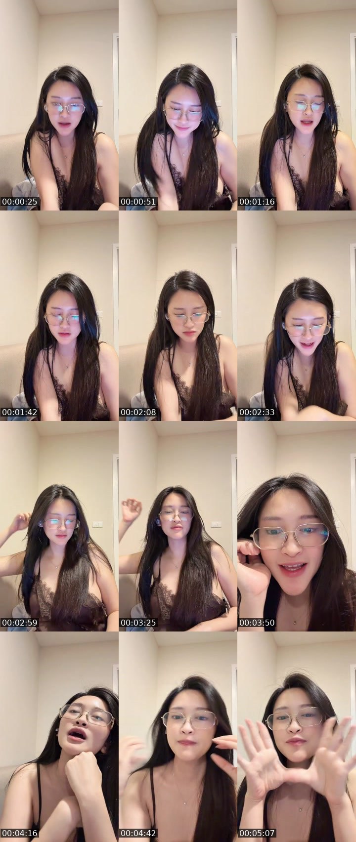 Contact-sheet preview of [🧋] New vj - 🍒น่วมเนี่ยม🍒's MICO Live recording