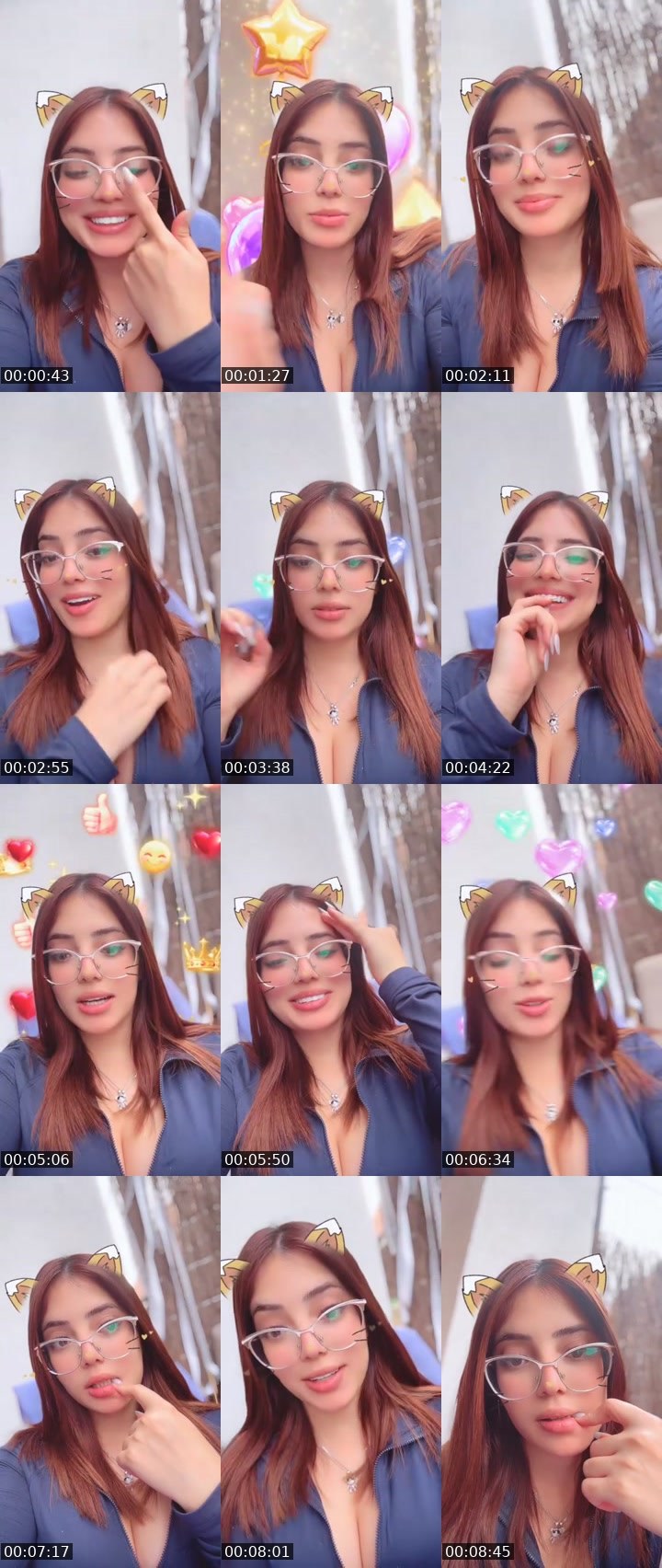 Contact-sheet preview of ⚔️👳🏻‍♂️Fefi💗🦦's MICO Live recording