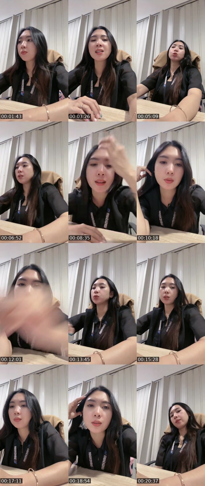 Contact-sheet preview of ᴺᵉʷ Nancy 🍑ᴺᵒᶻᵃ's MICO Live recording