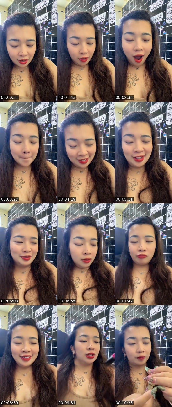 Contact-sheet preview of chacaaa ᴱᴸᴵᵀᴱ 🏹💙's MICO Live recording