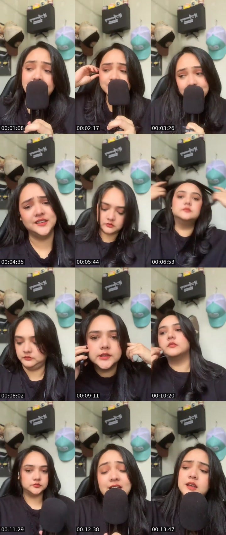 Contact-sheet preview of ᴴᴰ Tia 🧁's MICO Live recording