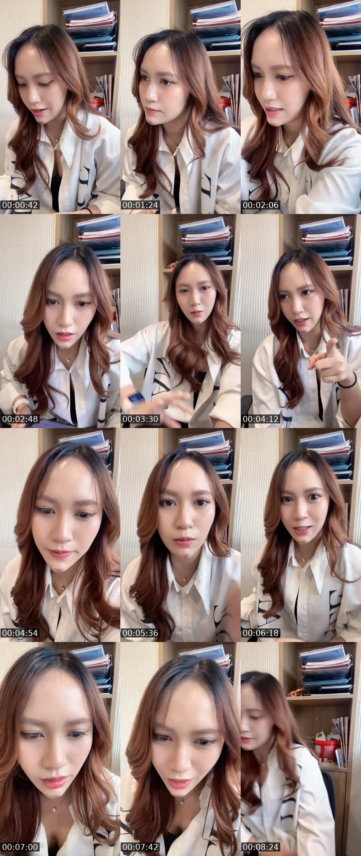 Contact-sheet preview of [🧋] New vj - ขนมผิง 🍒's MICO Live recording