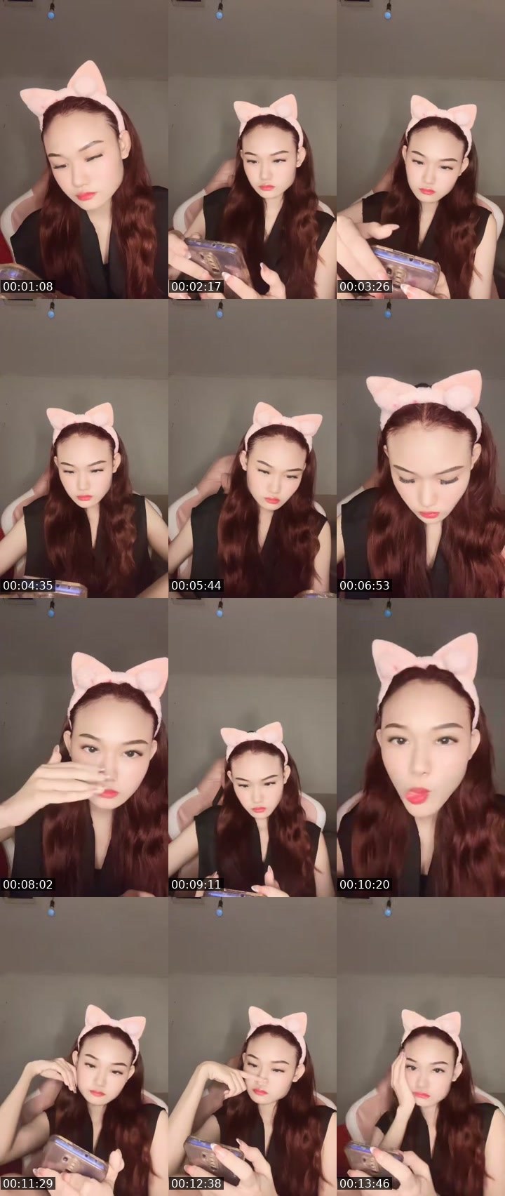 Contact-sheet preview of ᴱᴹ clarissa 👅's MICO Live recording