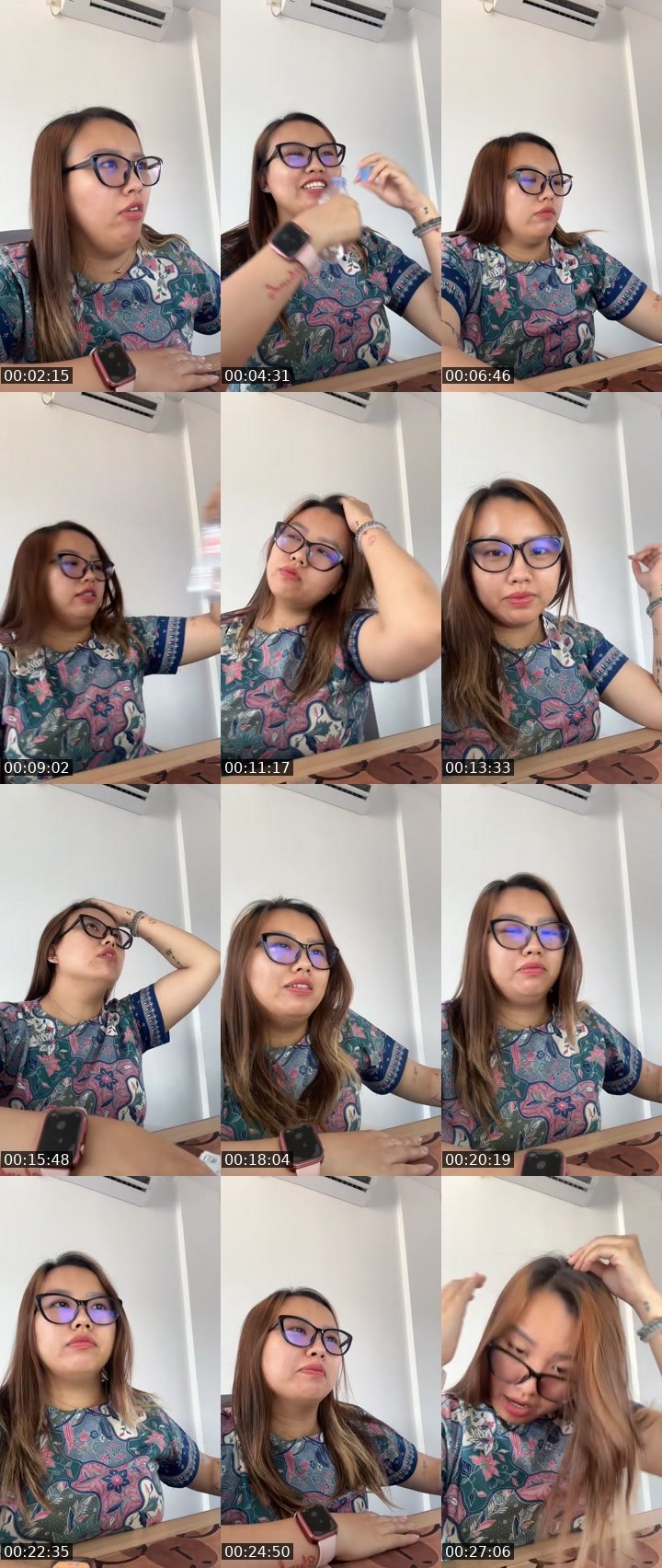 Contact-sheet preview of 👅CINDY ᴱᴸᴵᵀᴱ's MICO Live recording