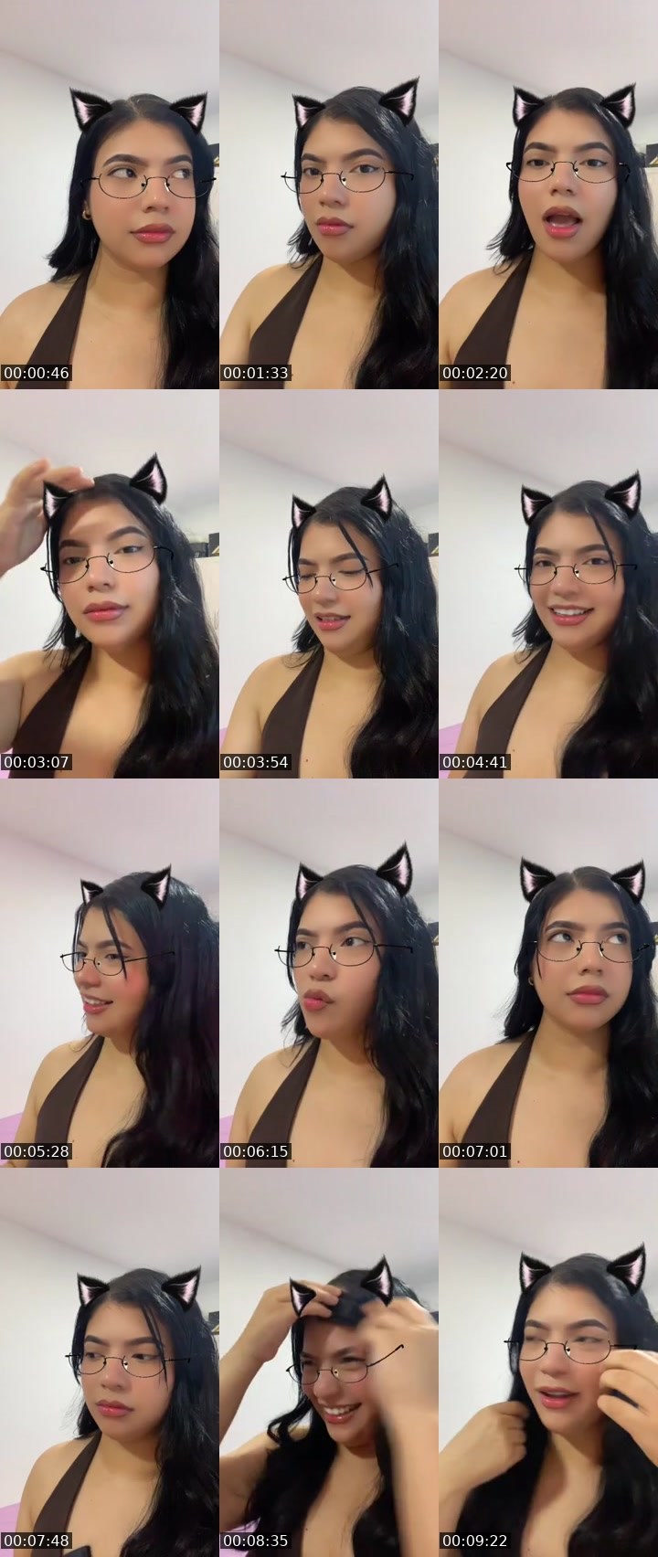 Contact-sheet preview of 👸🏻Hannah🎢ᶠ⁵⁰⁴'s MICO Live recording