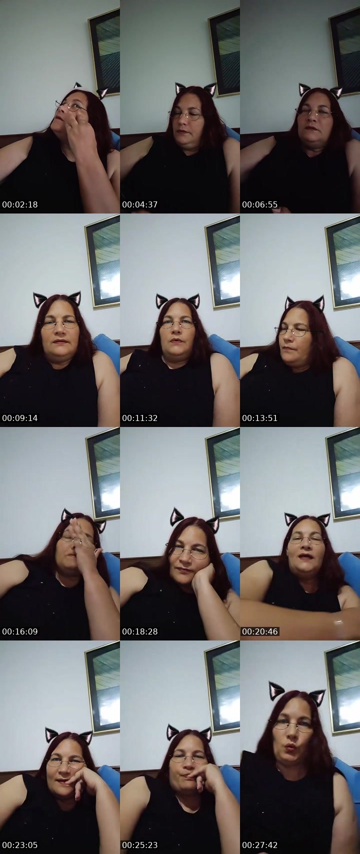 Contact-sheet preview of ☯️ͪ✝️⚜️🌓Emilia💀☯️ͪ's MICO Live recording