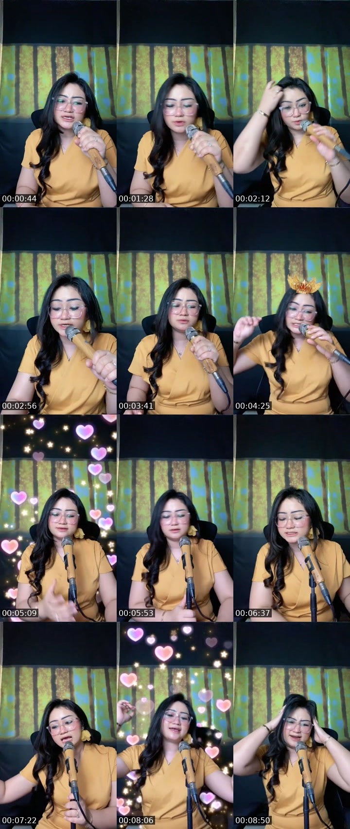 Contact-sheet preview of ᴶᴹ🧊Dipa 🦁's MICO Live recording