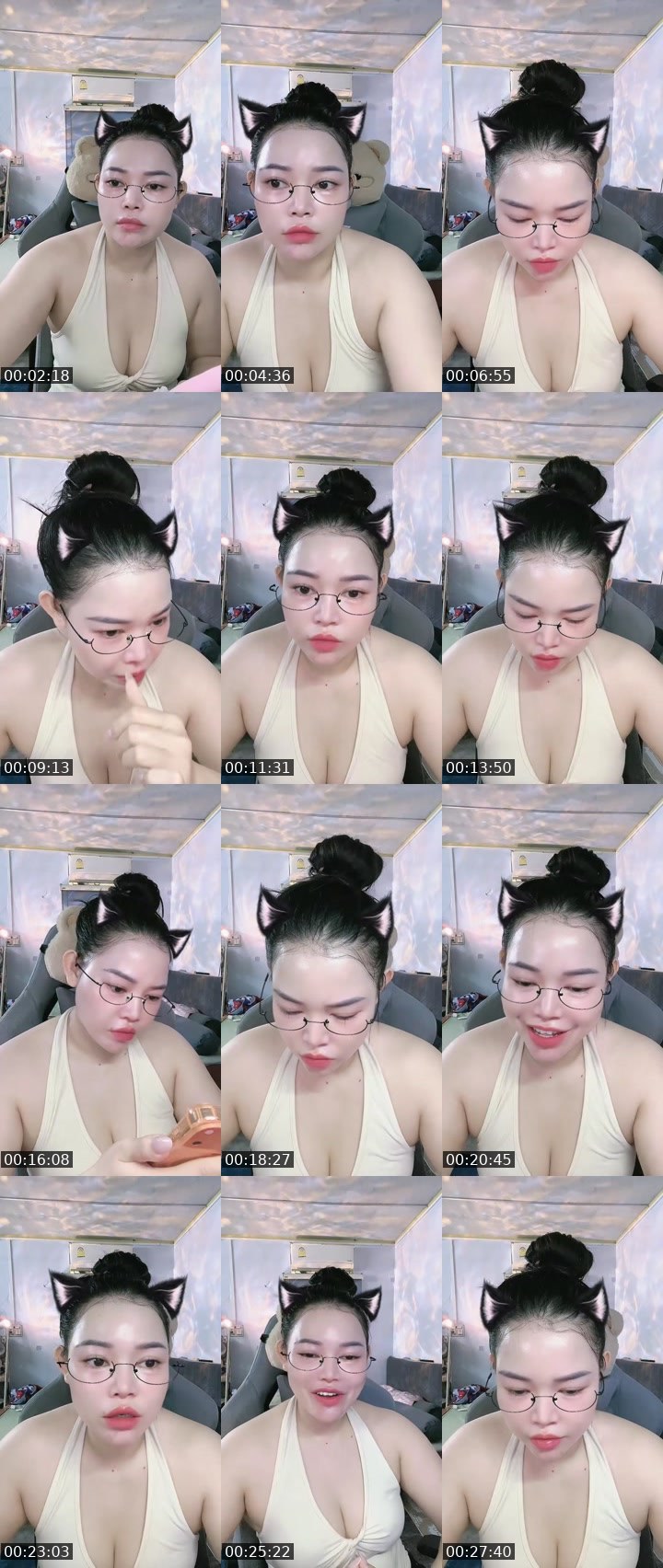 Contact-sheet preview of 🧸HằngBaby⁹⁹🍀ᴮᵋᶫᶫᵅ-39k's MICO Live recording