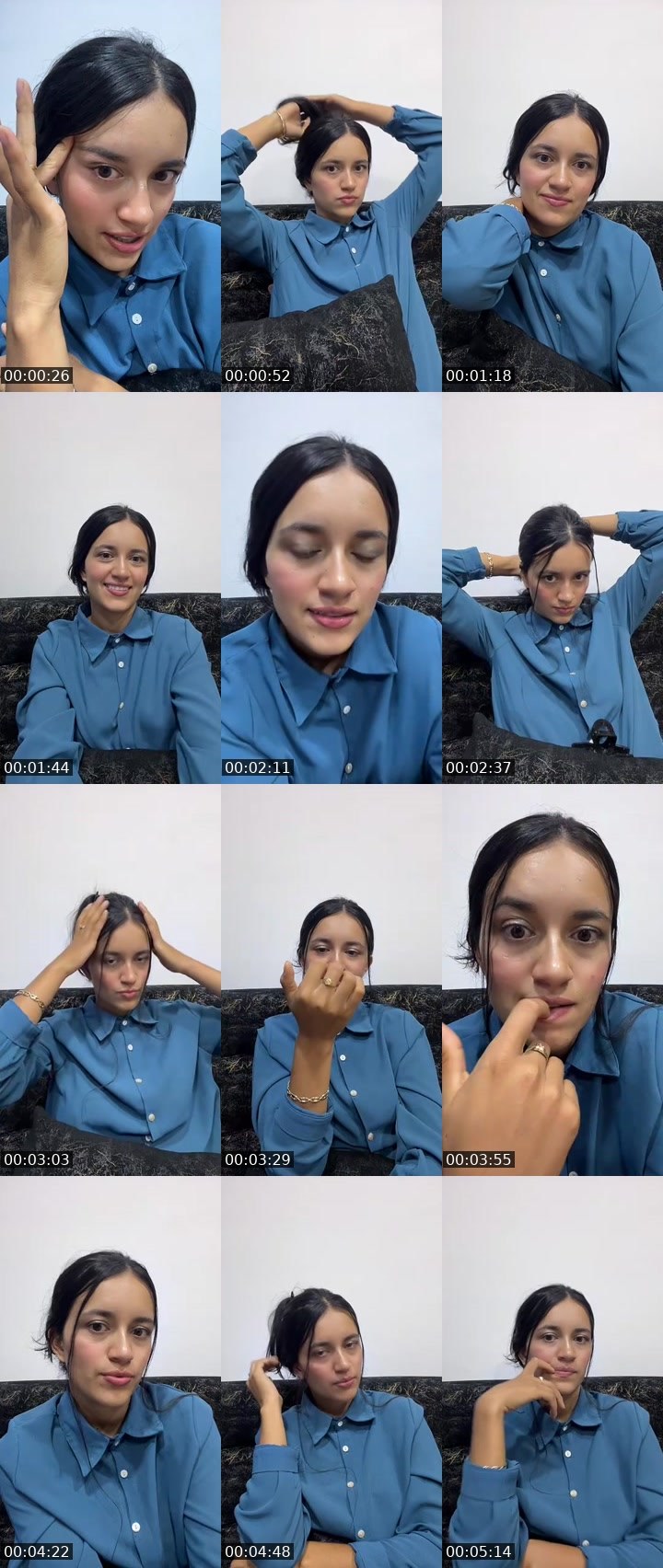 Contact-sheet preview of Zoe's MICO Live recording