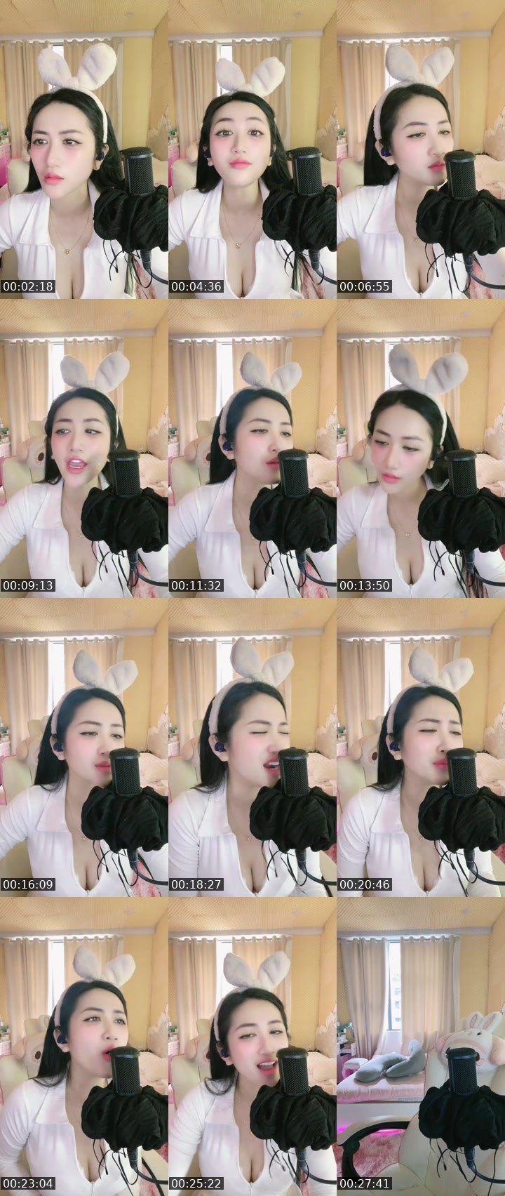 Contact-sheet preview of 🥃ĐanBaby👸🖤 -60k's MICO Live recording