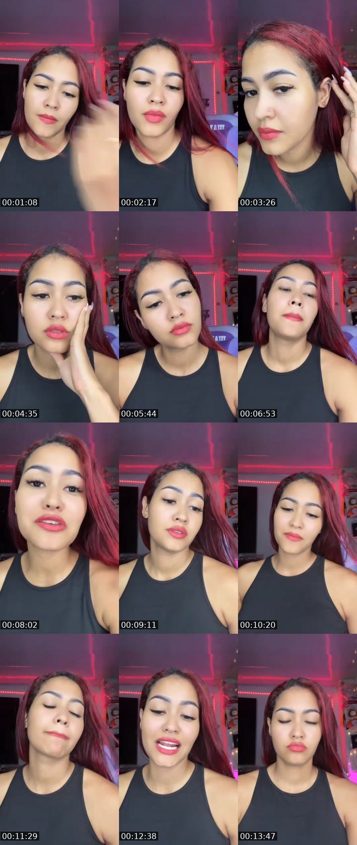 Contact-sheet preview of 🐊🧜🏽‍♀️𝒲♛ღ𝒹🐺⚓️🪫🩵🥷🔋⚖️'s MICO Live recording