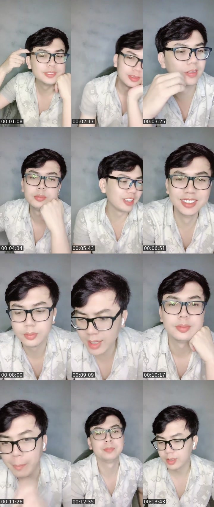 Contact-sheet preview of ᶦᵈᵒᶫ TMT Trần M Tuấn  🐓 ᴮᵋᶫᶫᵅ's MICO Live recording