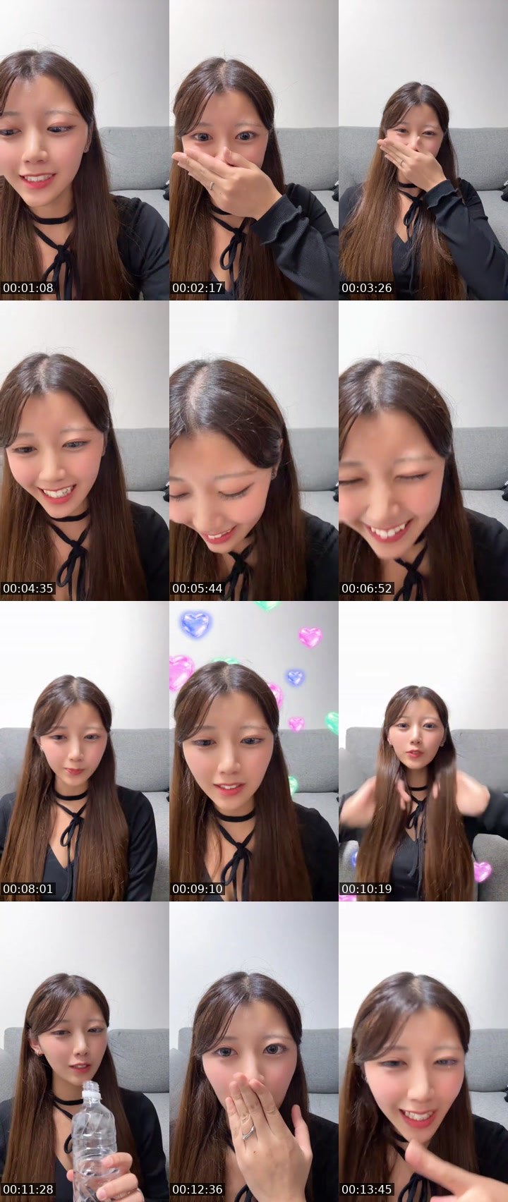 Contact-sheet preview of 🎂💃𝐤𝐮𝐫ø🕊‎🖤's MICO Live recording