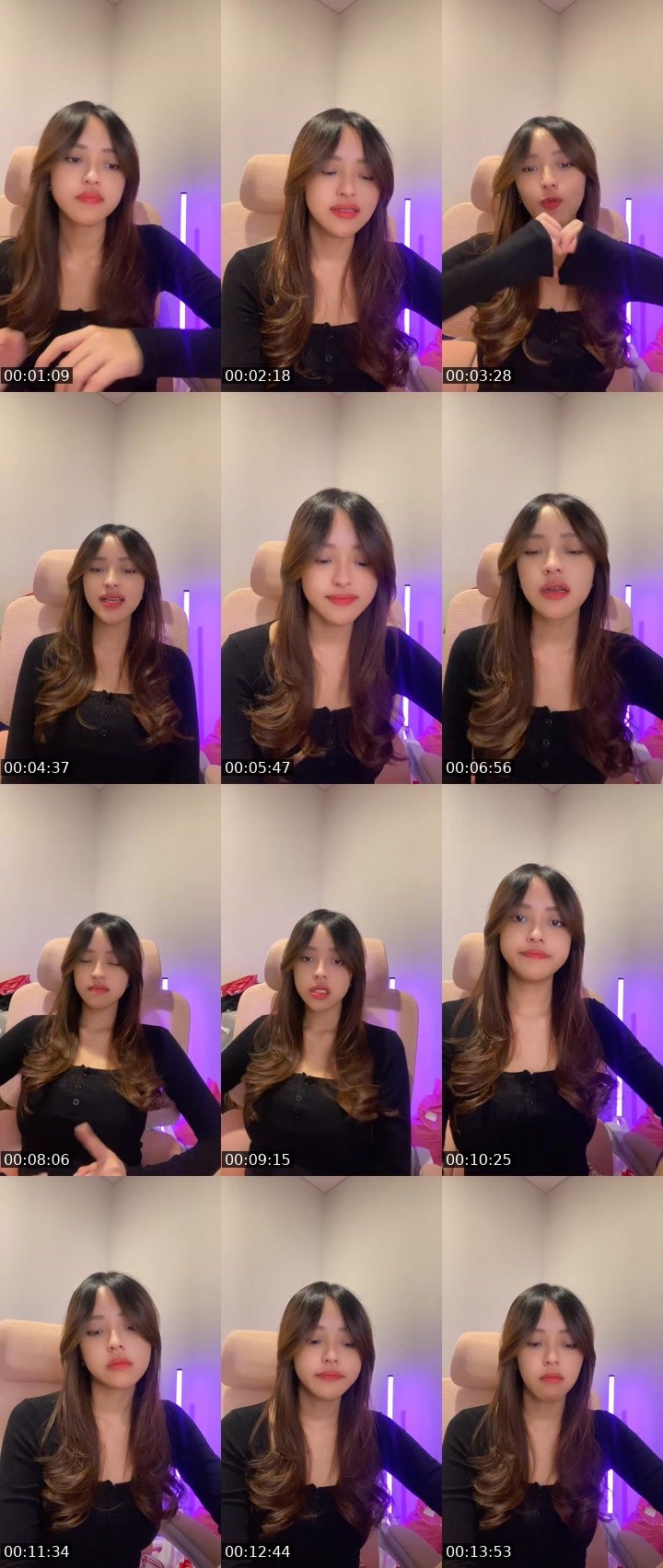 Contact-sheet preview of $ᵏʸ🌈 Audrey 🐩's MICO Live recording
