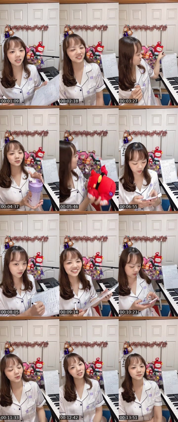 Contact-sheet preview of YURi🧸🎹's MICO Live recording