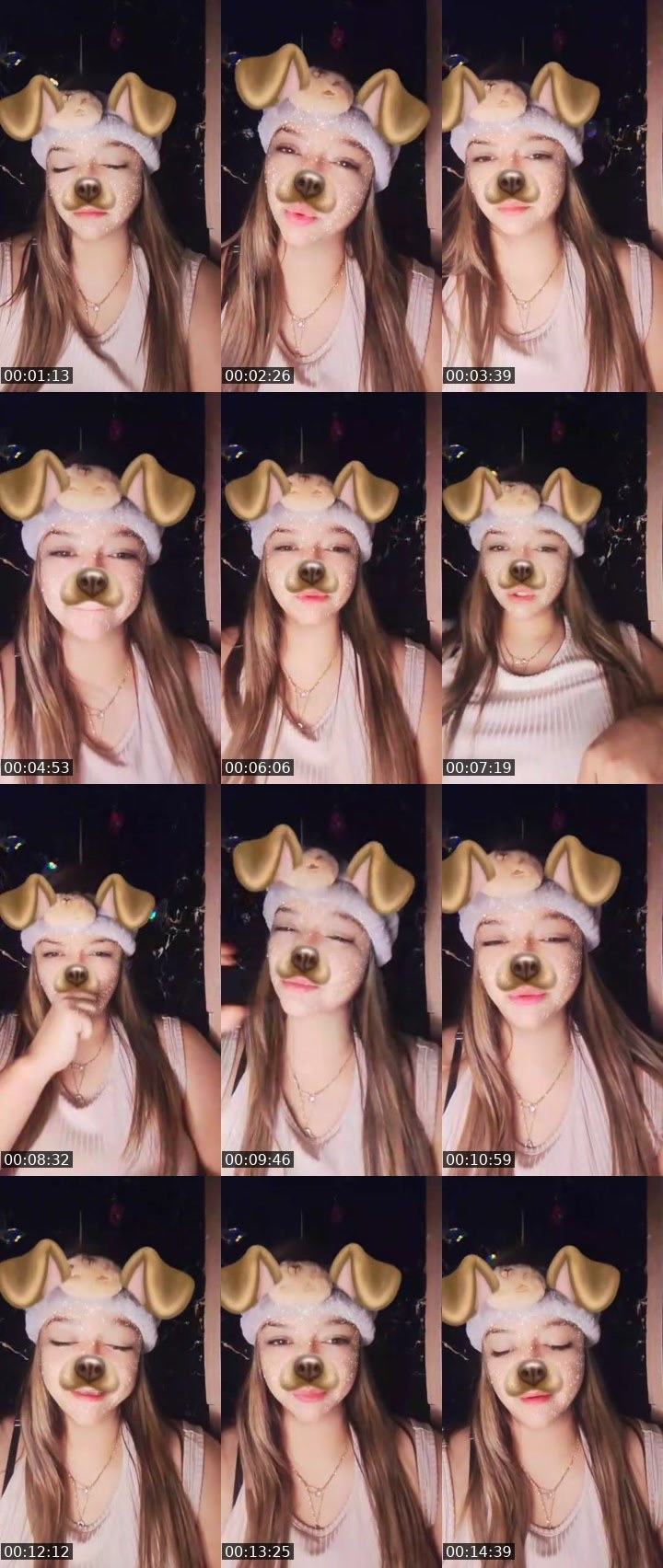 Contact-sheet preview of 😈👀ᴱDiabla🇨🇺 Sofia MG🐊🔱G's MICO Live recording