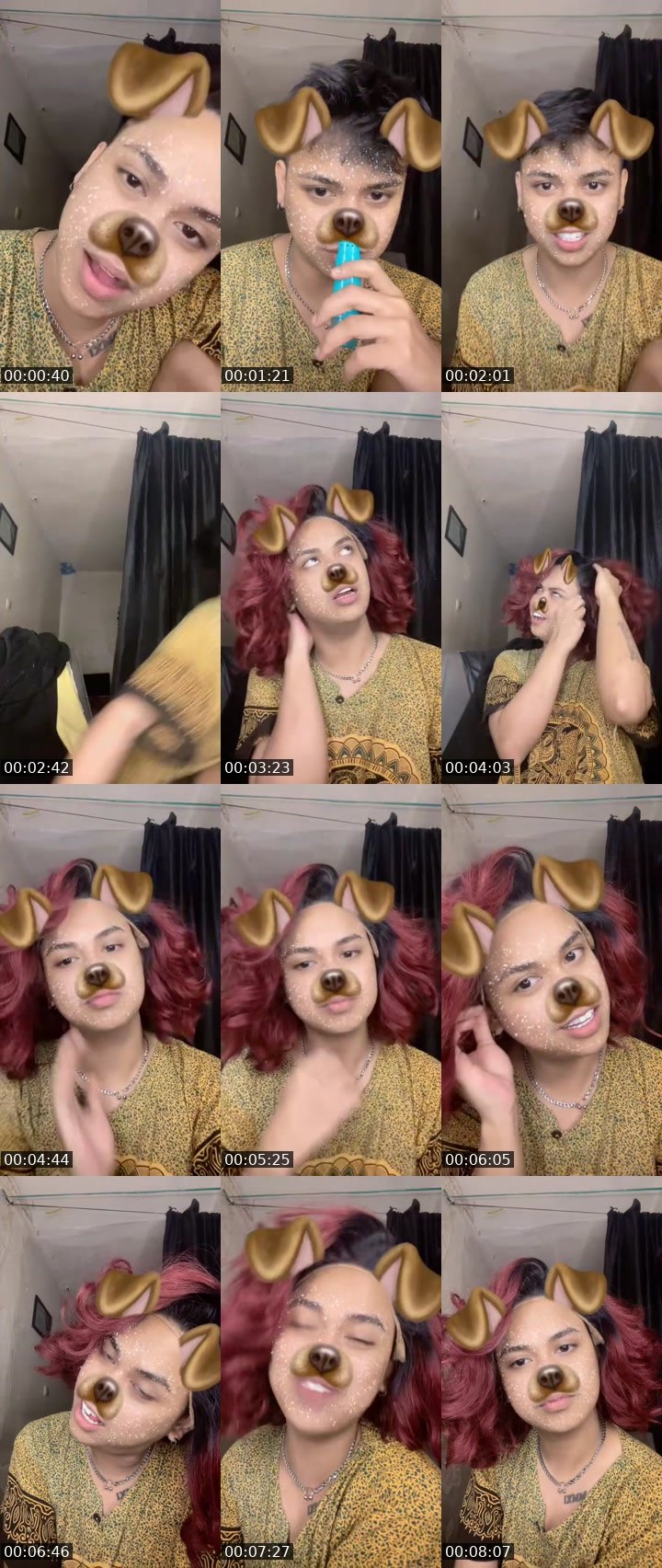 Contact-sheet preview of 🐯ᴄʜᴀɴᴅʜᴏɪᴇᴹᴱᴬᵂ  👁️‍🗨️ 😈 💦's MICO Live recording