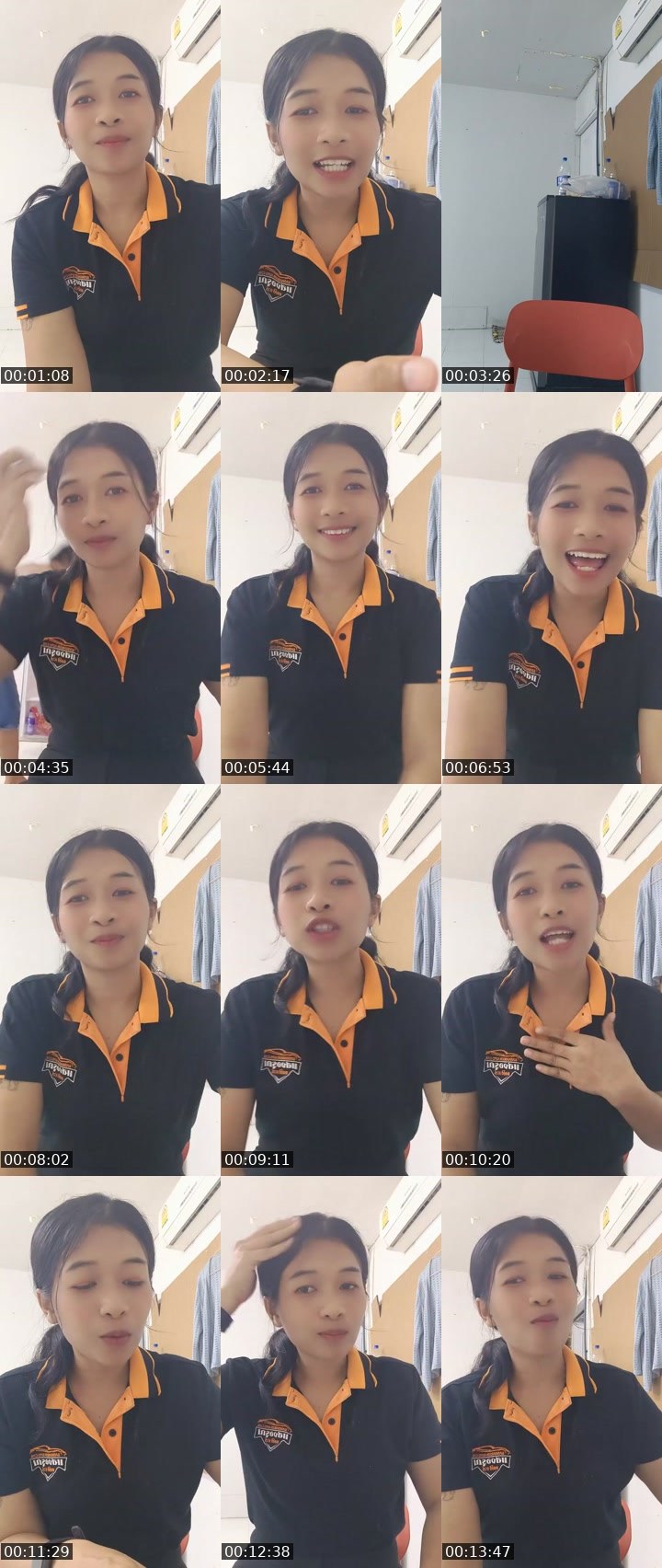 Contact-sheet preview of BRB new vj ดา 🤗🤗's MICO Live recording
