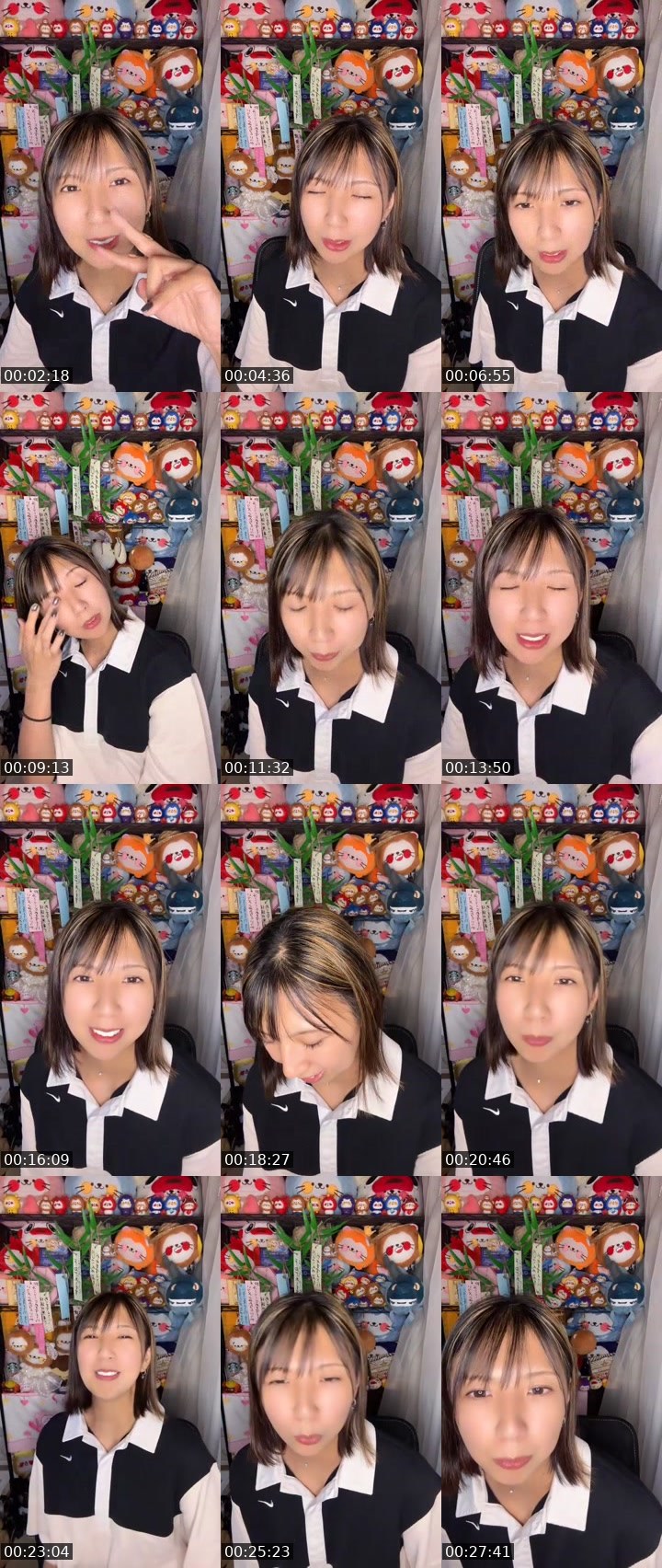 Contact-sheet preview of えな‪ごり🦍🍌's MICO Live recording