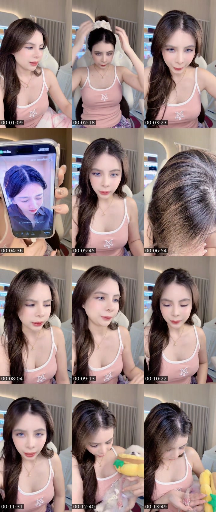 Contact-sheet preview of 🤍ชอพอรักพี่อินที่สู้ด🖤(ᴘɪɴᴋ)'s MICO Live recording